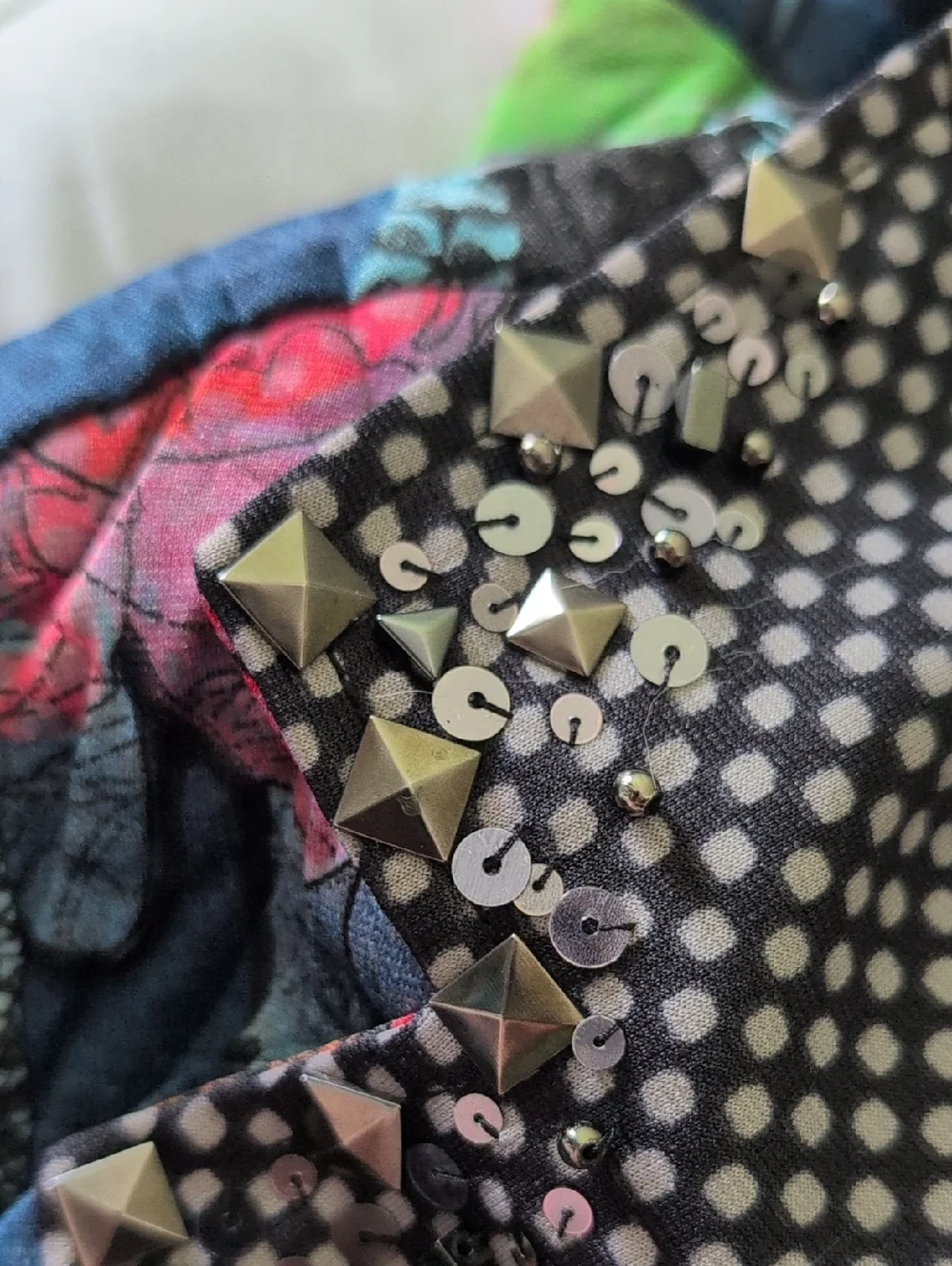 Alberto Makali Y2K Women's‎ Jacket Multi-Color Embellishments Size M